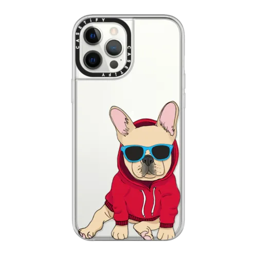 iPhone 12 Pro Max - Hipster Frenchie - Fawn