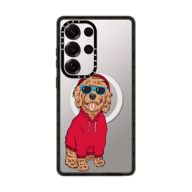 Megan Roy x CASETiFY Galaxy S25 Ultra P[X Dog,Animal ubN Impact Magnetic Case Hipster Cockapoo