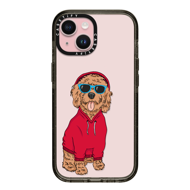 Megan Roy x CASETiFY iPhone 15 Case Dog,Animal Black インパクトケース Hipster Cockapoo Mother's Day Megan Roy x CASETiFY iPhone 15 Case Dog,Animal Black インパクトケース Hipster Cockapoo Mother's Day