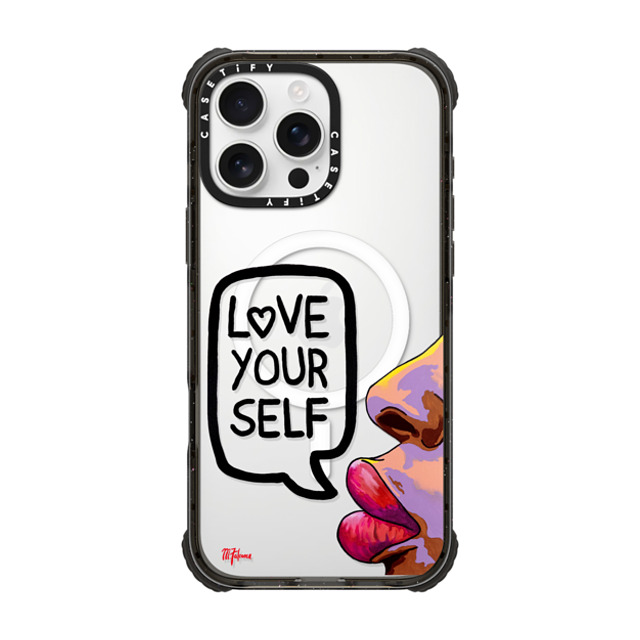 CASETiFY iPhone 16 Pro Max Case Black ウルトラ インパクトケース MagSafe 対応 Quote,Portraiture Quote,Portraiture,Typography Love Yourself by M. Falconer Back to School CASETiFY iPhone 16 Pro Max Case Black ウルトラ インパクトケース MagSafe 対応 Quote,Portraiture Quote,Portraiture,Typography Love Yourself by M. Falconer Back to School