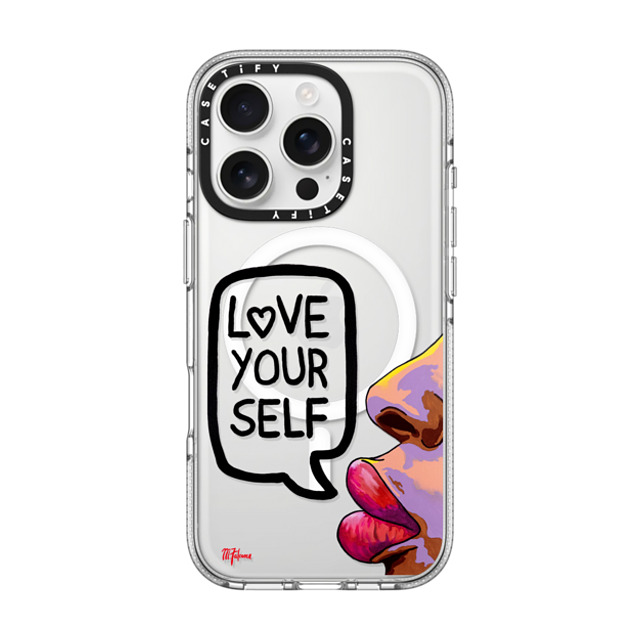 CASETiFY iPhone 16 Pro Case クリア クリア ケース MagSafe対応 Quote,Portraiture Quote,Portraiture,Typography Love Yourself by M. Falconer Back to School CASETiFY iPhone 16 Pro Case クリア クリア ケース MagSafe対応 Quote,Portraiture Quote,Portraiture,Typography Love Yourself by M. Falconer Back to School