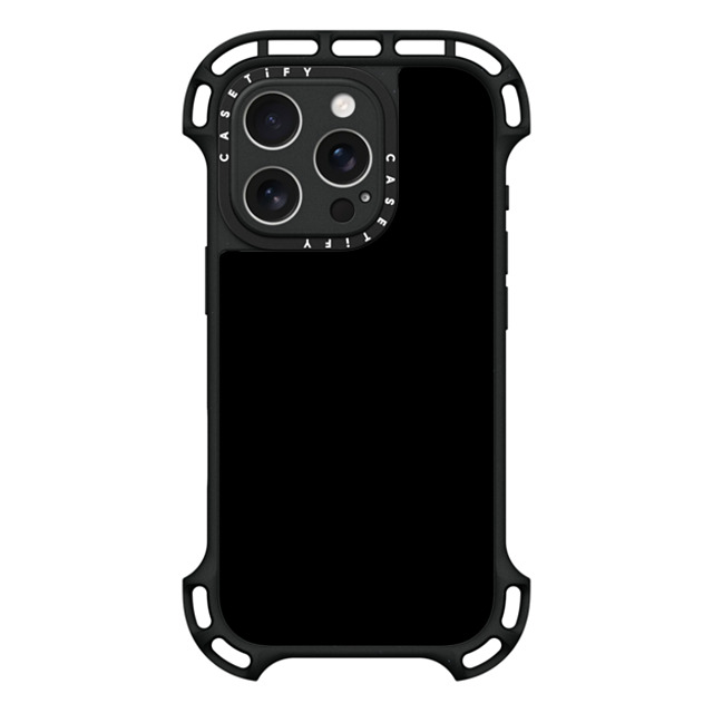 CASETiFY iPhone 16 Pro ケース ブラック ウルトラ バウンスケース MagSafe対応 SOLIDS: Black drishti panjwani