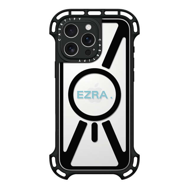 CASETiFY iPhone 16 Pro Max ケース ブラック ウルトラ バウンスケース MagSafe対応 Custom Case - EZRA.