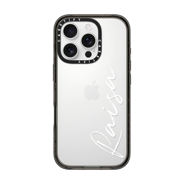 CASETiFY iPhone 16 Pro ケース ブラック インパクトケース Custom Case - Raisa