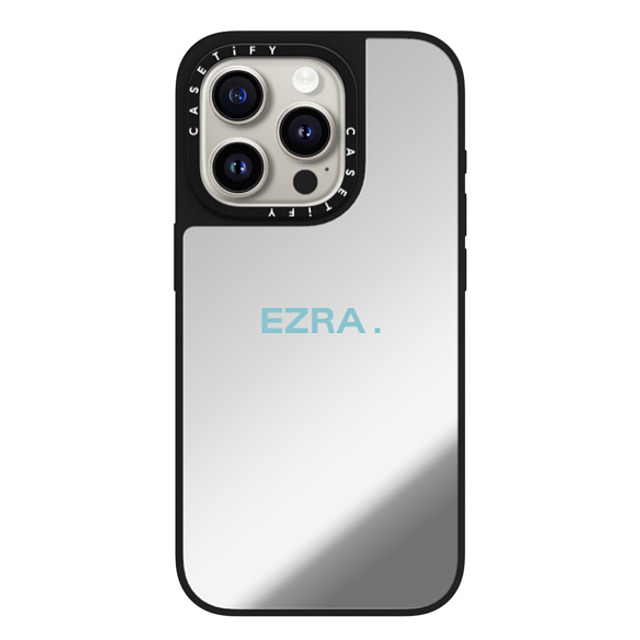 CASETiFY iPhone 15 Pro Case Silver on Black ミラーケース MagSafe対応 Custom Case - EZRA. CASETiFY iPhone 15 Pro Case Silver on Black ミラーケース MagSafe対応 Custom Case - EZRA.