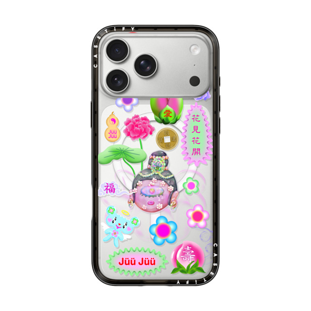 juujuuofficial x CASETiFY iPhone 17 Pro Max Case Black RpNgP[X MagSafeΉ GODDESS OF MERCY