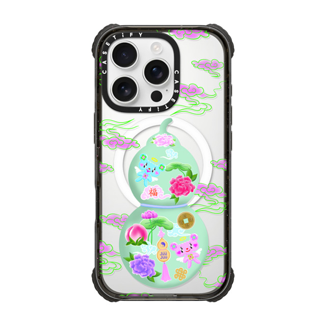 juujuuofficial x CASETiFY iPhone 16 Pro Case Black ウルトラ インパクトケース MagSafe 対応 GOOD LUCK WULOU juujuuofficial x CASETiFY iPhone 16 Pro Case Black ウルトラ インパクトケース MagSafe 対応 GOOD LUCK WULOU