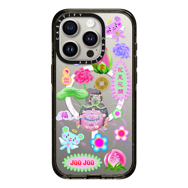 juujuuofficial x CASETiFY iPhone 15 Pro ケース ブラック インパクトケース MagSafe対応 GODDESS OF MERCY Back to School juujuuofficial x CASETiFY iPhone 15 Pro ケース ブラック インパクトケース MagSafe対応 GODDESS OF MERCY Back to School