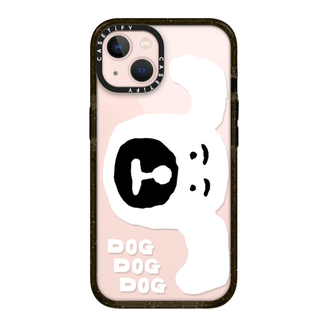 INAPSQUARE x CASETiFY iPhone 13 ケース ブラック インパクトケース INAP DOG