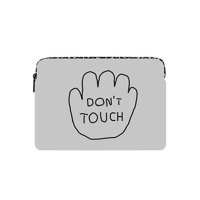 INAPSQUARE x CASETiFY Laptop Sleeve - Small (13-inch) マルチカラー MacBook スリーブ DON'T TOUCH