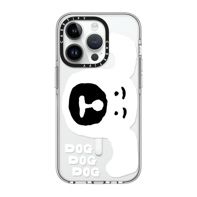 INAPSQUARE x CASETiFY iPhone 14 Pro ケース クリア クリア ケース MagSafe対応 INAP DOG