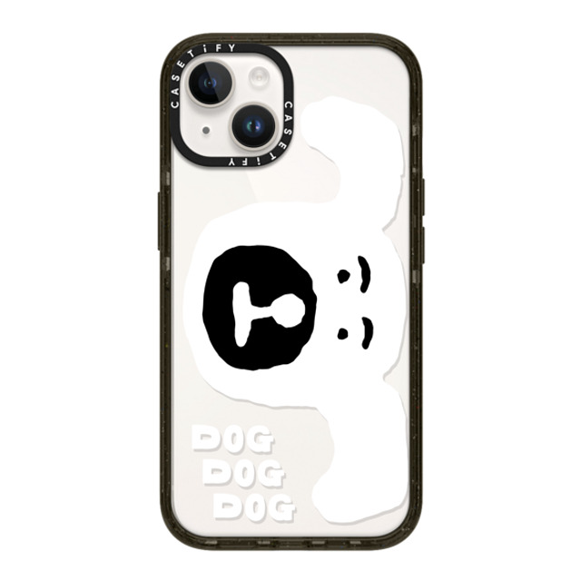 INAPSQUARE x CASETiFY iPhone 14 ケース ブラック インパクトケース INAP DOG