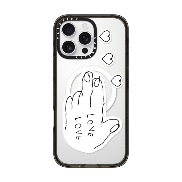 INAPSQUARE x CASETiFY iPhone 16 Pro Max ケース Quote,Love ブラック インパクトケース MagSafe対応 LOVE PISTOL 02 Father's Day INAPSQUARE x CASETiFY iPhone 16 Pro Max ケース Quote,Love ブラック インパクトケース MagSafe対応 LOVE PISTOL 02 Father's Day