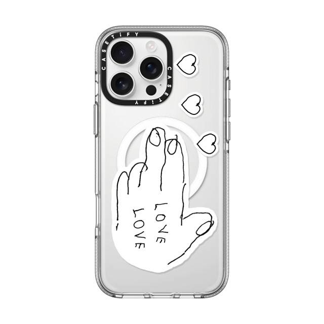 INAPSQUARE x CASETiFY iPhone 16 Pro Max ケース Quote,Love クリア クリア ケース MagSafe対応 LOVE PISTOL 02 Father's Day INAPSQUARE x CASETiFY iPhone 16 Pro Max ケース Quote,Love クリア クリア ケース MagSafe対応 LOVE PISTOL 02 Father's Day