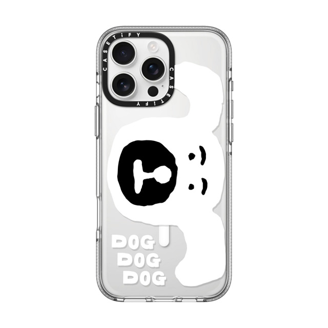 INAPSQUARE x CASETiFY iPhone 16 Pro Max ケース クリア クリア ケース MagSafe対応 INAP DOG