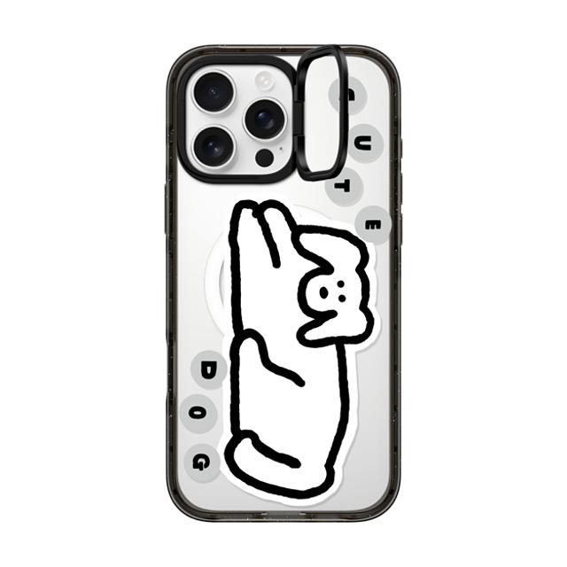 INAPSQUARE x CASETiFY iPhone 16 Pro Max Case Sticker,Dog Black インパクトリングスタンドケース MagSafe対応 INAP CUTE DOG Father's Day INAPSQUARE x CASETiFY iPhone 16 Pro Max Case Sticker,Dog Black インパクトリングスタンドケース MagSafe対応 INAP CUTE DOG Father's Day