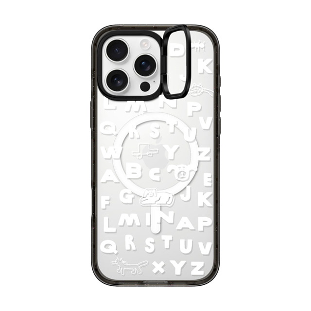 INAPSQUARE x CASETiFY iPhone 16 Pro Max ケース Cat,Dog ブラック インパクトリングスタンドケース MagSafe対応 INAP ALPHABET PATTERN Father's Day INAPSQUARE x CASETiFY iPhone 16 Pro Max ケース Cat,Dog ブラック インパクトリングスタンドケース MagSafe対応 INAP ALPHABET PATTERN Father's Day