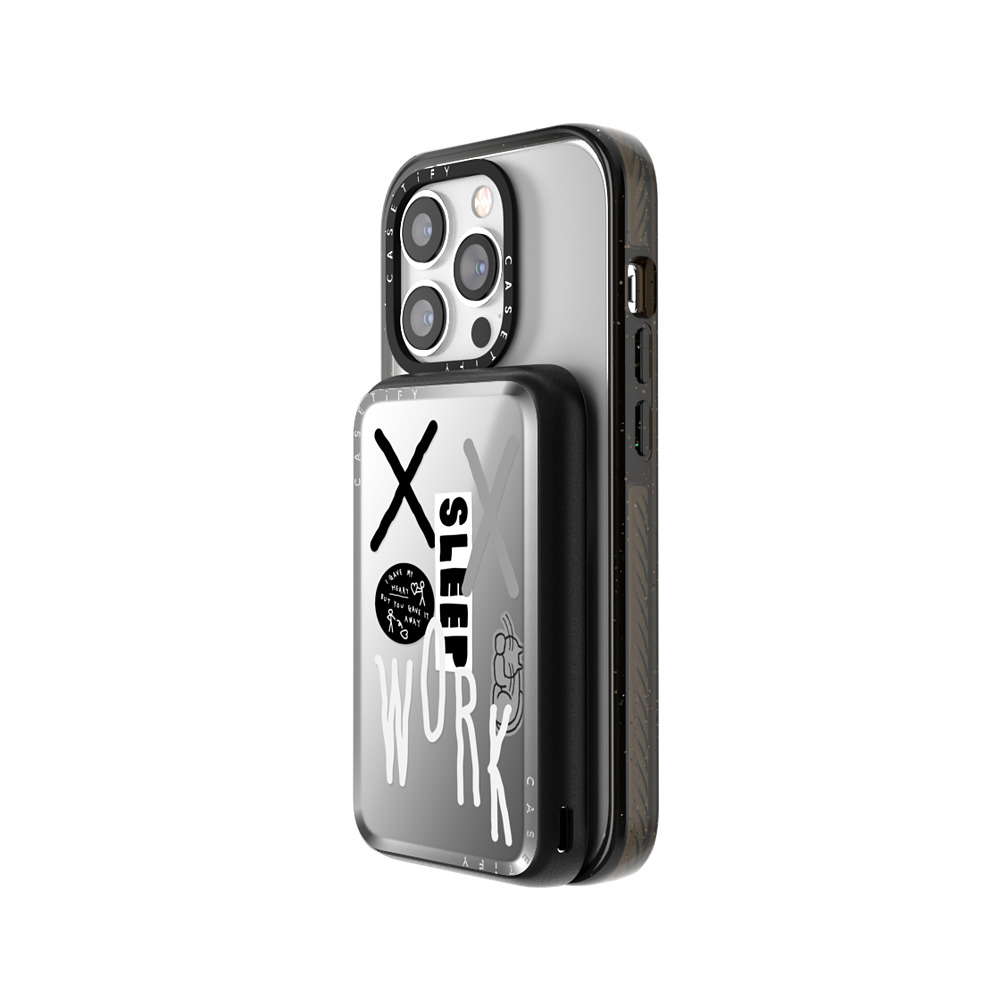 INAPSQUARE x CASETiFY モバイルバッテリー Love,Geometric シルバー ミラー モバイルバッテリー MagSafe対応 INAP STICKER WORK Back to School INAPSQUARE x CASETiFY モバイルバッテリー Love,Geometric シルバー ミラー モバイルバッテリー MagSafe対応 INAP STICKER WORK Back to School