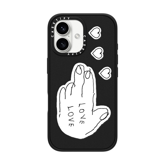 INAPSQUARE x CASETiFY iPhone 16 ケース Quote,Love マットブラック インパクトケース MagSafe対応 LOVE PISTOL 02 Mother's Day INAPSQUARE x CASETiFY iPhone 16 ケース Quote,Love マットブラック インパクトケース MagSafe対応 LOVE PISTOL 02 Mother's Day