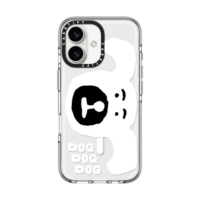 INAPSQUARE x CASETiFY iPhone 16 ケース クリア クリア ケース MagSafe対応 INAP DOG
