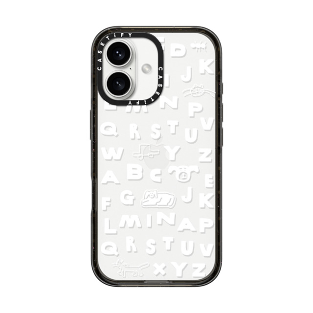 INAPSQUARE x CASETiFY iPhone 16 Case Cat,Dog Black Impact Case INAP ALPHABET PATTERN Father's Day INAPSQUARE x CASETiFY iPhone 16 Case Cat,Dog Black Impact Case INAP ALPHABET PATTERN Father's Day