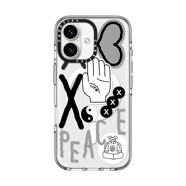INAPSQUARE x CASETiFY iPhone 16 Case Clear Clear Case MagSafe Compatible INAP STICKER PEACE Mother's Day INAPSQUARE x CASETiFY iPhone 16 Case Clear Clear Case MagSafe Compatible INAP STICKER PEACE Mother's Day