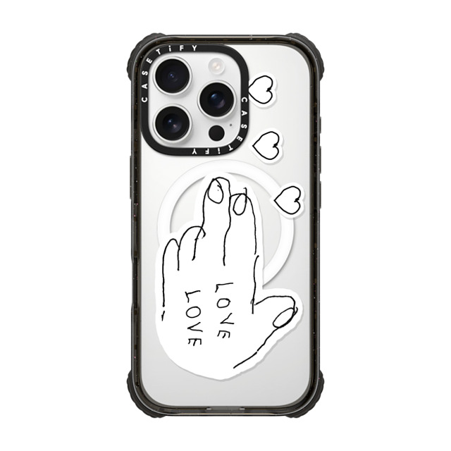 INAPSQUARE x CASETiFY iPhone 16 Pro Case Quote,Love Black ウルトラ インパクトケース MagSafe 対応 LOVE PISTOL 02 Mother's Day INAPSQUARE x CASETiFY iPhone 16 Pro Case Quote,Love Black ウルトラ インパクトケース MagSafe 対応 LOVE PISTOL 02 Mother's Day