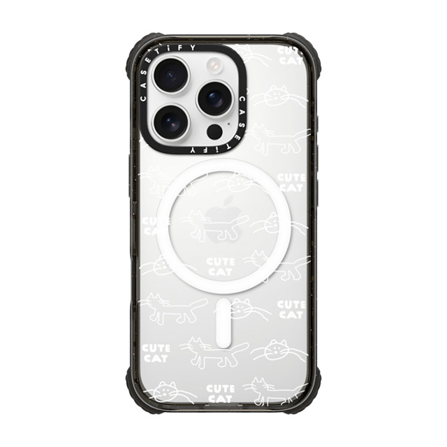 INAPSQUARE x CASETiFY iPhone 16 Pro Case Cat,Love Black ウルトラ インパクトケース MagSafe 対応 INAP CAT PATTERN Father's Day INAPSQUARE x CASETiFY iPhone 16 Pro Case Cat,Love Black ウルトラ インパクトケース MagSafe 対応 INAP CAT PATTERN Father's Day