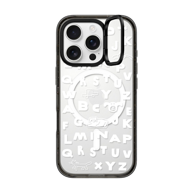 INAPSQUARE x CASETiFY iPhone 16 Pro Case Cat,Dog Black インパクトリングスタンドケース MagSafe対応 INAP ALPHABET PATTERN Father's Day INAPSQUARE x CASETiFY iPhone 16 Pro Case Cat,Dog Black インパクトリングスタンドケース MagSafe対応 INAP ALPHABET PATTERN Father's Day