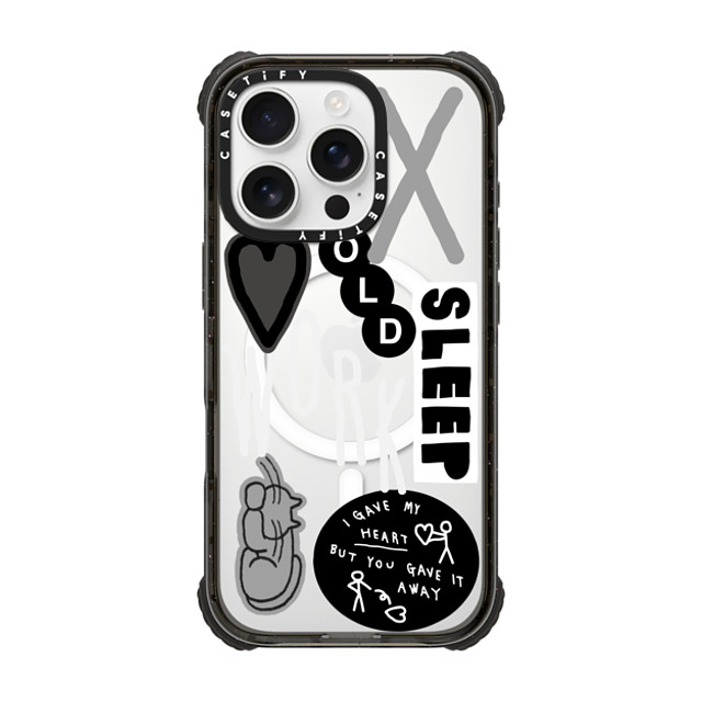 INAPSQUARE x CASETiFY iPhone 16 Pro Case Love,Geometric Black ウルトラ インパクトケース MagSafe 対応 INAP STICKER WORK Mother's Day INAPSQUARE x CASETiFY iPhone 16 Pro Case Love,Geometric Black ウルトラ インパクトケース MagSafe 対応 INAP STICKER WORK Mother's Day