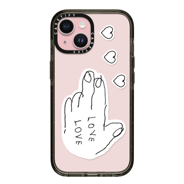 INAPSQUARE x CASETiFY iPhone 15 Case Quote,Love Black インパクトケース LOVE PISTOL 02 Mother's Day INAPSQUARE x CASETiFY iPhone 15 Case Quote,Love Black インパクトケース LOVE PISTOL 02 Mother's Day