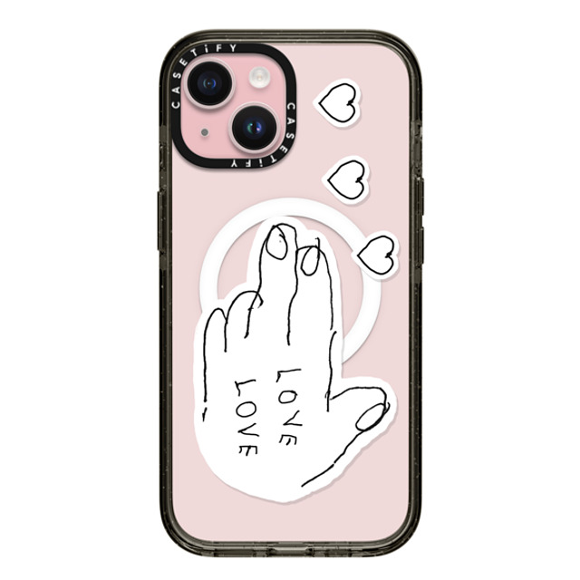 INAPSQUARE x CASETiFY iPhone 15 ケース Quote,Love ブラック インパクトケース MagSafe対応 LOVE PISTOL 02 Mother's Day INAPSQUARE x CASETiFY iPhone 15 ケース Quote,Love ブラック インパクトケース MagSafe対応 LOVE PISTOL 02 Mother's Day