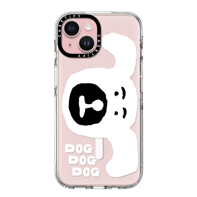 INAPSQUARE x CASETiFY iPhone 15 ケース クリア クリア ケース MagSafe対応 INAP DOG