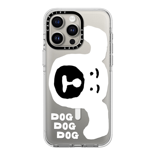 INAPSQUARE x CASETiFY iPhone 15 Pro Max ケース クリア クリア ケース MagSafe対応 INAP DOG