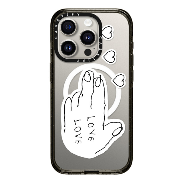 INAPSQUARE x CASETiFY iPhone 15 Pro ケース Quote,Love ブラック インパクトケース MagSafe対応 LOVE PISTOL 02 Father's Day INAPSQUARE x CASETiFY iPhone 15 Pro ケース Quote,Love ブラック インパクトケース MagSafe対応 LOVE PISTOL 02 Father's Day