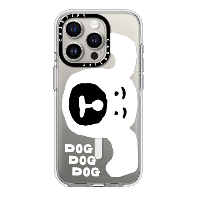 INAPSQUARE x CASETiFY iPhone 15 Pro ケース クリア クリア ケース MagSafe対応 INAP DOG