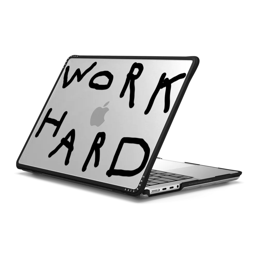 Impact MacBook Pro 14-inch (M1 - M4) Case - WORK HARD BLACK