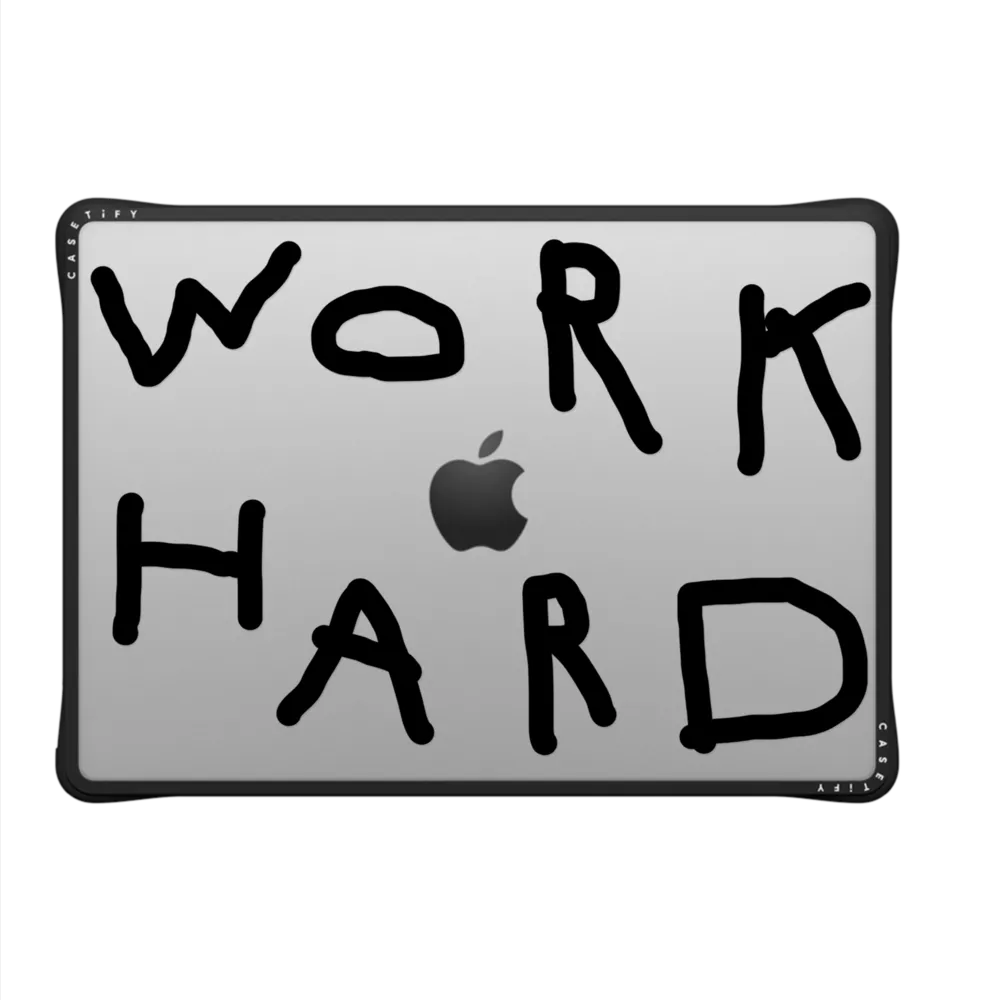 Impact MacBook Pro 14-inch (M1 - M4) Case - WORK HARD BLACK