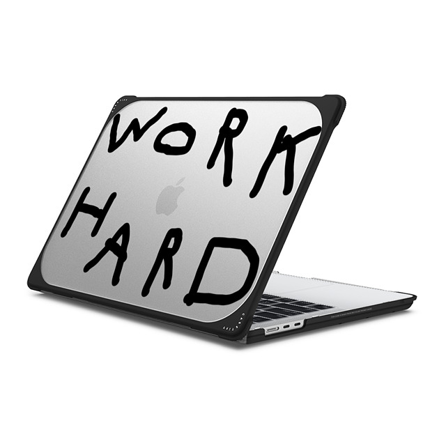 INAPSQUARE x CASETiFY MacBook Air 13-inch (M2 - M4) Quote,Love Black バウンス ケース WORK HARD BLACK Mother's Day INAPSQUARE x CASETiFY MacBook Air 13-inch (M2 - M4) Quote,Love Black バウンス ケース WORK HARD BLACK Mother's Day
