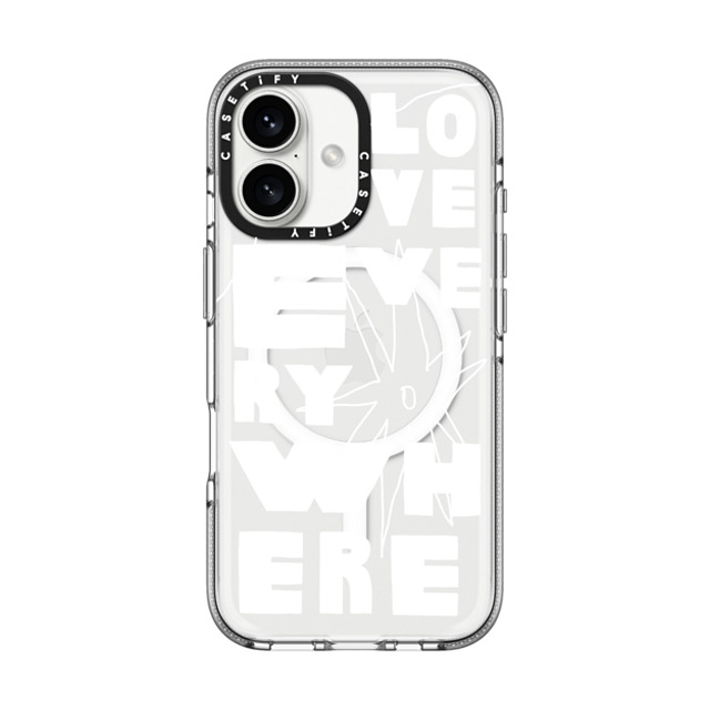 INAPSQUARE x CASETiFY iPhone 16 Case Quote,Love Clear Clear Case MagSafe Compatible LOVE BIG Father's Day INAPSQUARE x CASETiFY iPhone 16 Case Quote,Love Clear Clear Case MagSafe Compatible LOVE BIG Father's Day