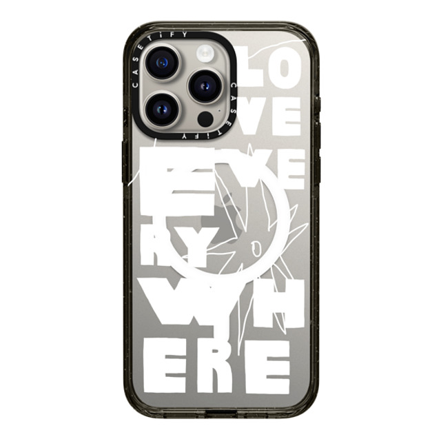 INAPSQUARE x CASETiFY iPhone 15 Pro Max ケース Quote,Love ブラック インパクトケース MagSafe対応 LOVE BIG Back to School INAPSQUARE x CASETiFY iPhone 15 Pro Max ケース Quote,Love ブラック インパクトケース MagSafe対応 LOVE BIG Back to School