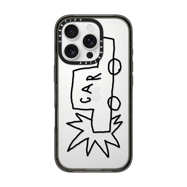 INAPSQUARE x CASETiFY iPhone 16 Pro Case Cartoon,Quote Black インパクトケース CAR BLACK Mother's Day INAPSQUARE x CASETiFY iPhone 16 Pro Case Cartoon,Quote Black インパクトケース CAR BLACK Mother's Day