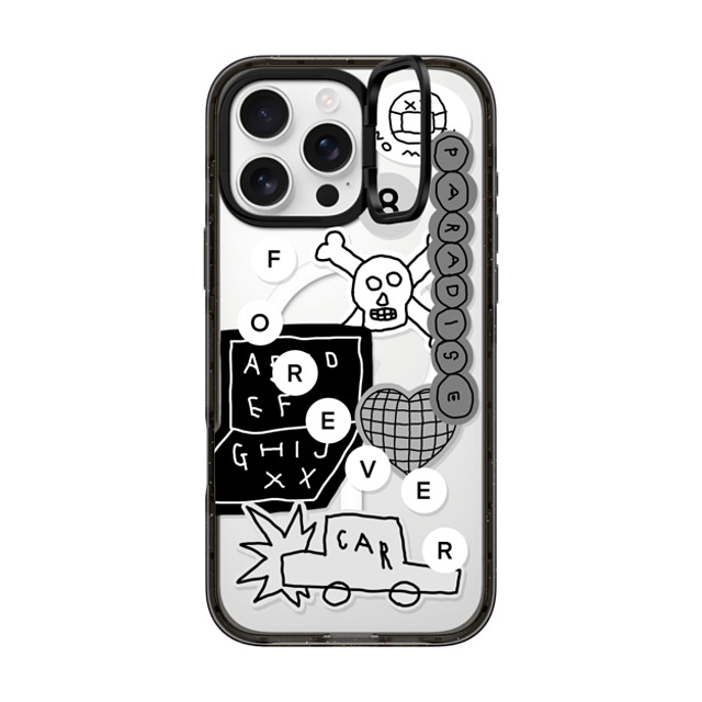 INAPSQUARE x CASETiFY iPhone 16 Pro Max Case Sticker,Cartoon Black インパクトリングスタンドケース MagSafe対応 INAP STICKER 02 Back to School INAPSQUARE x CASETiFY iPhone 16 Pro Max Case Sticker,Cartoon Black インパクトリングスタンドケース MagSafe対応 INAP STICKER 02 Back to School