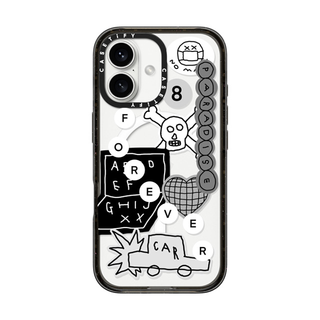 INAPSQUARE x CASETiFY iPhone 16 Case Sticker,Cartoon Black Impact Case MagSafe Compatible INAP STICKER 02 Mother's Day INAPSQUARE x CASETiFY iPhone 16 Case Sticker,Cartoon Black Impact Case MagSafe Compatible INAP STICKER 02 Mother's Day