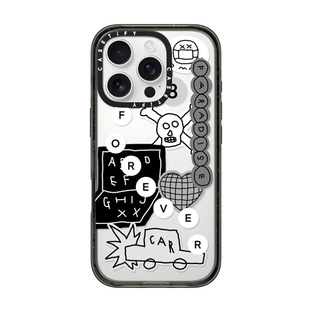 INAPSQUARE x CASETiFY iPhone 16 Pro Case Sticker,Cartoon Black Impact Case INAP STICKER 02 Mother's Day INAPSQUARE x CASETiFY iPhone 16 Pro Case Sticker,Cartoon Black Impact Case INAP STICKER 02 Mother's Day