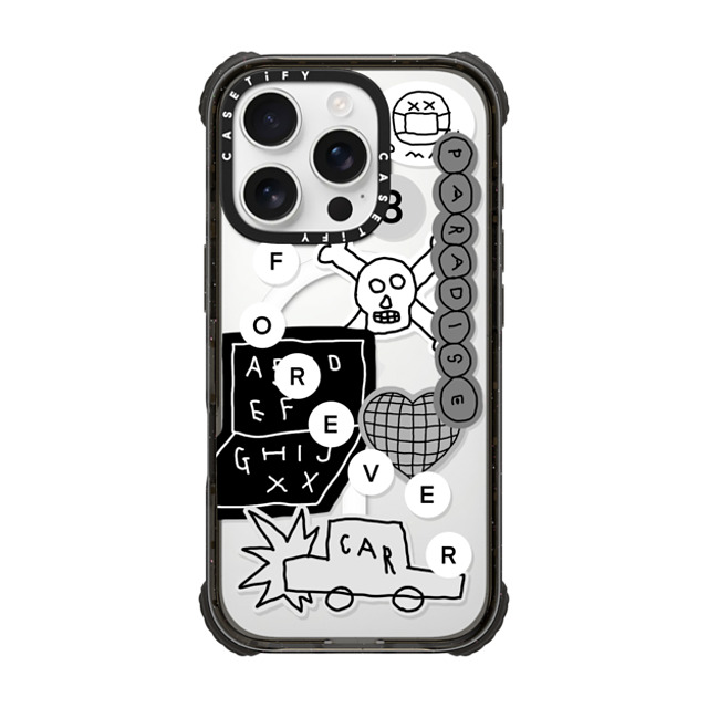 INAPSQUARE x CASETiFY iPhone 16 Pro Case Sticker,Cartoon Black ウルトラ インパクトケース MagSafe 対応 INAP STICKER 02 Mother's Day INAPSQUARE x CASETiFY iPhone 16 Pro Case Sticker,Cartoon Black ウルトラ インパクトケース MagSafe 対応 INAP STICKER 02 Mother's Day