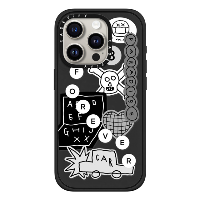 INAPSQUARE x CASETiFY iPhone 15 Pro Case Sticker,Cartoon マットブラック Impact Case MagSafe Compatible INAP STICKER 02 Mother's Day INAPSQUARE x CASETiFY iPhone 15 Pro Case Sticker,Cartoon マットブラック Impact Case MagSafe Compatible INAP STICKER 02 Mother's Day