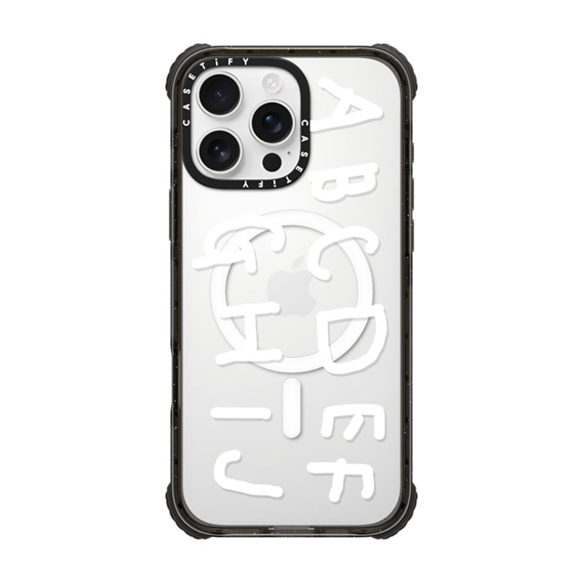 INAPSQUARE x CASETiFY iPhone 16 Pro Max Case Cartoon,Quote Black ウルトラ インパクトケース MagSafe 対応 INAP ALPHABET WHITE Mother's Day INAPSQUARE x CASETiFY iPhone 16 Pro Max Case Cartoon,Quote Black ウルトラ インパクトケース MagSafe 対応 INAP ALPHABET WHITE Mother's Day