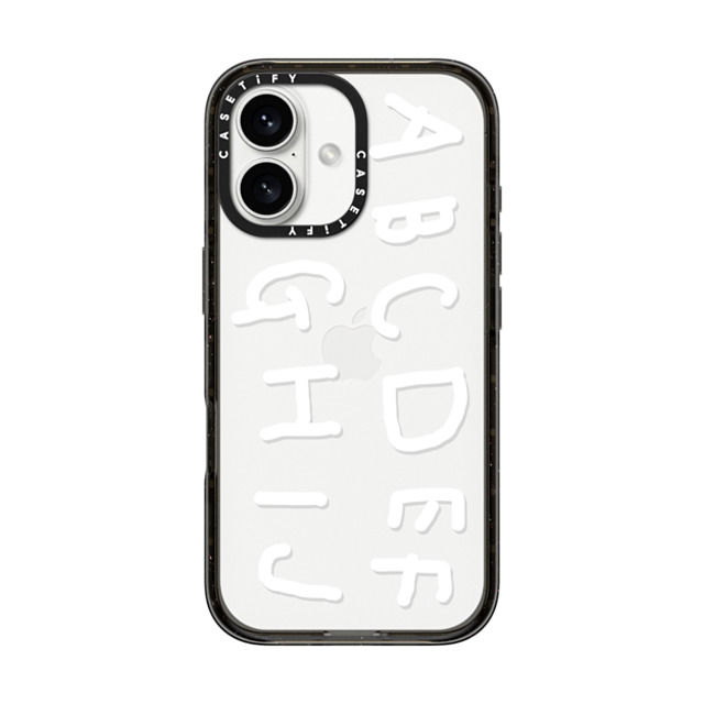 INAPSQUARE x CASETiFY iPhone 16 Case Cartoon,Quote Black インパクトケース INAP ALPHABET WHITE Mother's Day INAPSQUARE x CASETiFY iPhone 16 Case Cartoon,Quote Black インパクトケース INAP ALPHABET WHITE Mother's Day