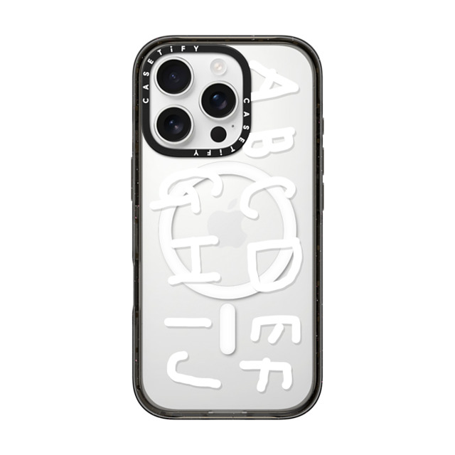INAPSQUARE x CASETiFY iPhone 16 Pro Case Cartoon,Quote Black Impact Case MagSafe Compatible INAP ALPHABET WHITE Mother's Day INAPSQUARE x CASETiFY iPhone 16 Pro Case Cartoon,Quote Black Impact Case MagSafe Compatible INAP ALPHABET WHITE Mother's Day